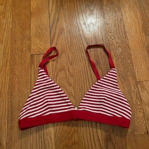 brandy melville striped bralette